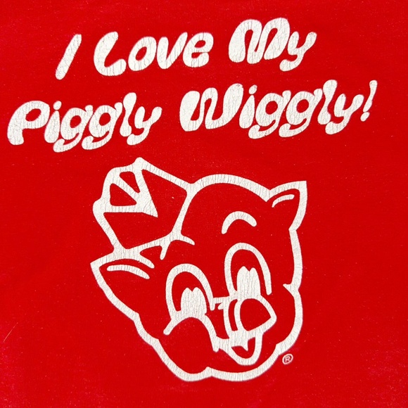 Piggly Wiggly Monteagle, Tennessee Red and White T-Shirt Size Small - Picture 4 of 10